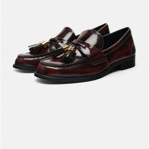 NWT Zara Loafer with Tassels